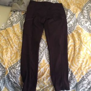 7/8 length purple leggings